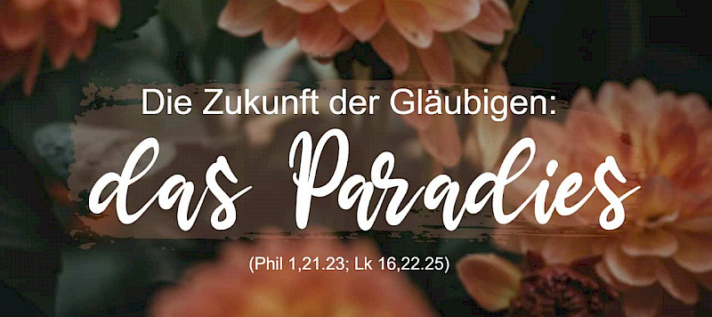 Die Zukunft der Gläubigen: das Paradies (Phil 1,23; Lk 16,25)