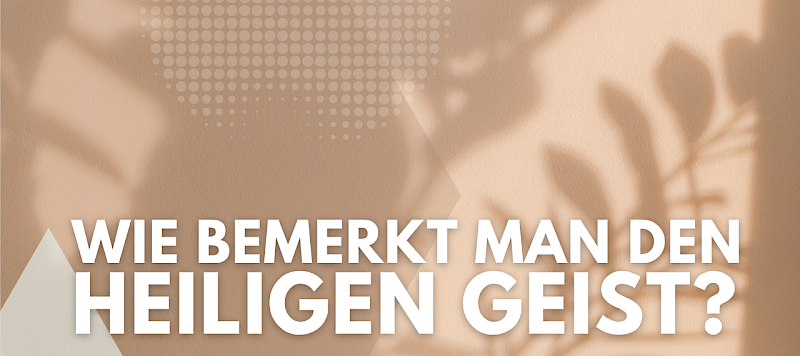 Gott am Werk: Wenn der Heilige Geist das Programm schreibt